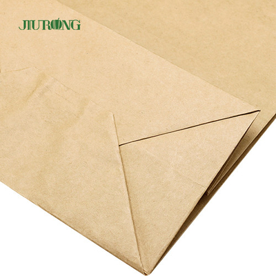 La poignée plate emportent le sac blanc de papier d'emballage avec Logo Print