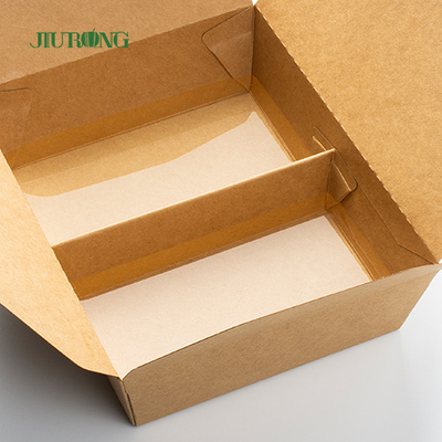 Conteneur biodégradable d'emballage de papier d'emballage Togo Box Fast Food Takeaway