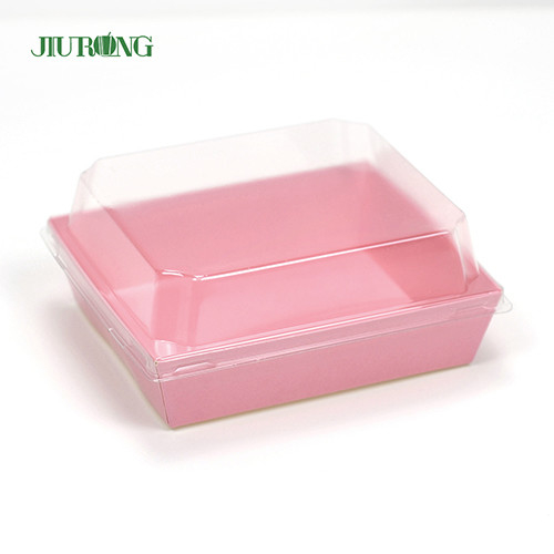 Longueur biodégradable du conteneur 140mm de papier de cannelure de F pour le magasin d'aliments de préparation rapide