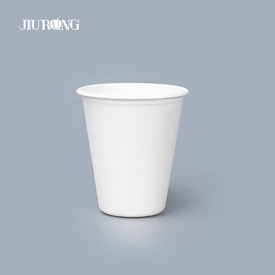 Tasses à café de papier biodégradables ondulées blanches 10oz 12oz à mur simple