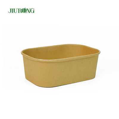 Cuvette de papier biodégradable de catégorie comestible 1000ml jetable écologique
