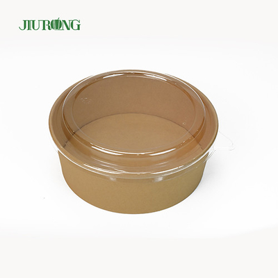 Catégorie comestible de la coutume 750cc de cuvette de papier biodégradable de couvercle d'ANIMAL FAMILIER imperméable