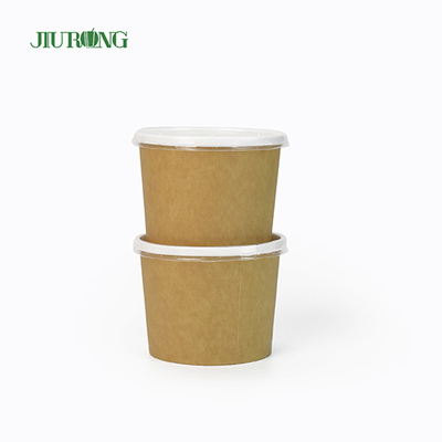 Cuvette de papier biodégradable de catégorie comestible recyclable tasse de papier de crème glacée de 30 onces