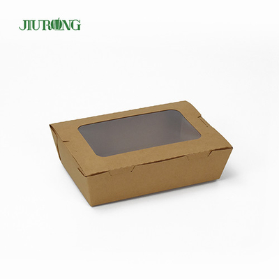 Papier d'emballage biodégradable fait sur commande du conteneur 12x12x6cm de papier d'emballage imperméable